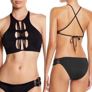 NWT Dolce Vita 🖤 Macrame Bikini (top M, bottom L)
